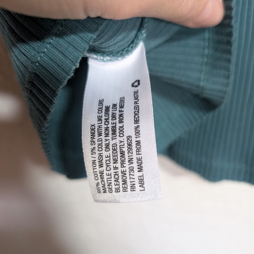 Wild Fable Ribbed Color Contrast Tank / XS - Picture 4 of 4